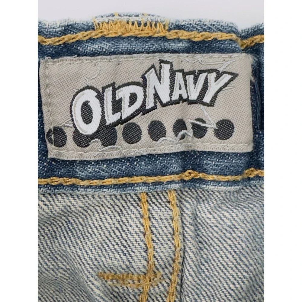 Vtg Old Navy Boys Size 10 Cargo Shorts Baggy Skater Carpenter Y2K 90s Denim Jean